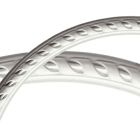 Ekena Millwork 26 3/4"OD x 23 1/2"ID x 1 5/8"W x 3/4"P Medway Ceiling Ring (1/4 of complete circle) CR15ME